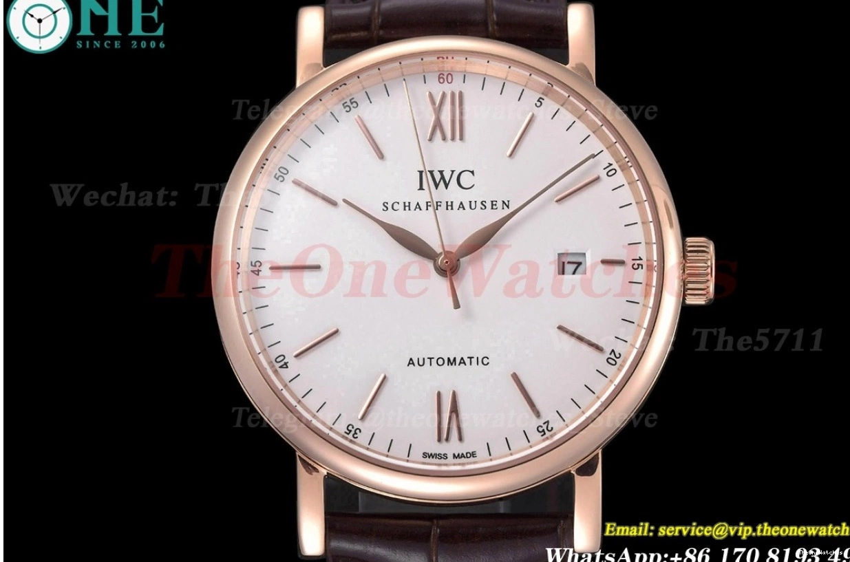 RG Dial 40mm Portofino LE MY8215 GDF White 0217